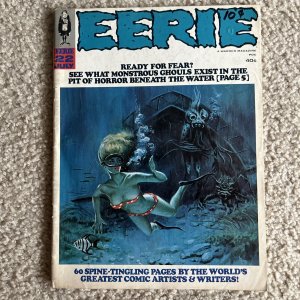 Vintage EERIE Magazine #22 May 1969 WARREN Horror Comics VIC PREZIO