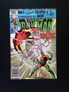 Iron Man #154  Marvel Comics 1982 FN/VF Newsstand