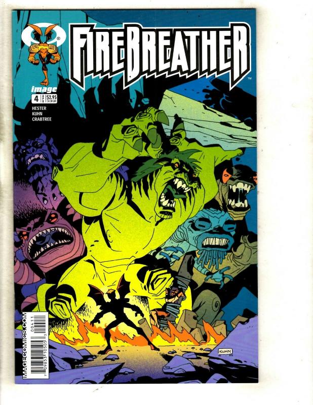 10 Comic Books Firebreather 1 2 3 4 + Beanworld # 6 8 9 10 + Kane # 29 30 CJ4