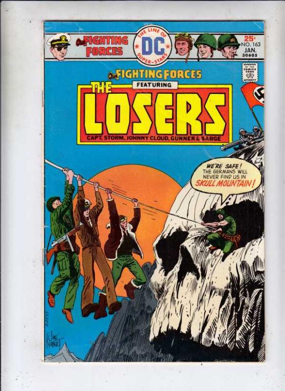 Our Fighting Forces #163 (Jan-76) FN/VF- Mid-High-Grade The Loosers