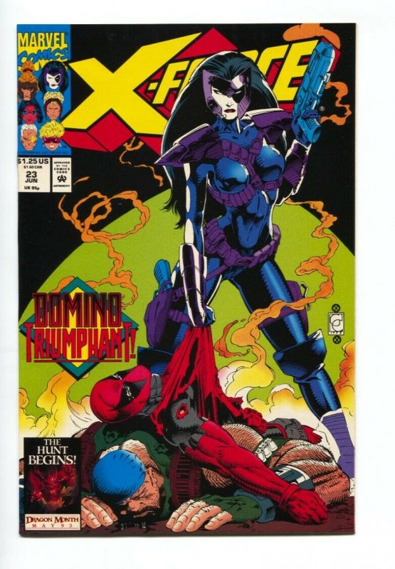 X-FORCE #23 Marvel Comics DEADPOOL cover 1993 comic book