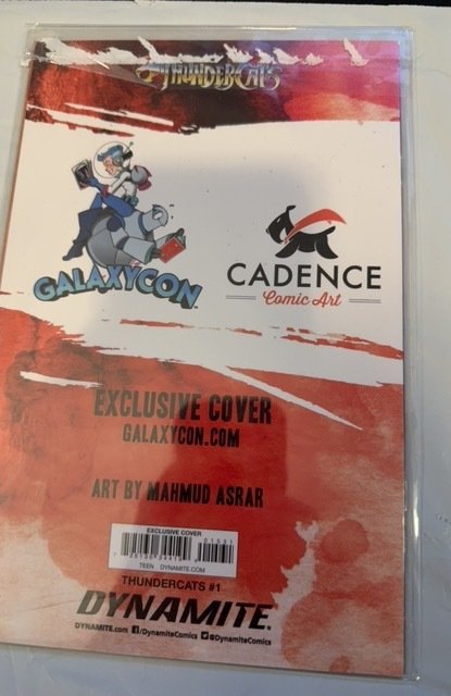 Thundercats #1 NM  Galaxy Con Variant  2024 High Grade Dynamite Comic Virgin Cvr
