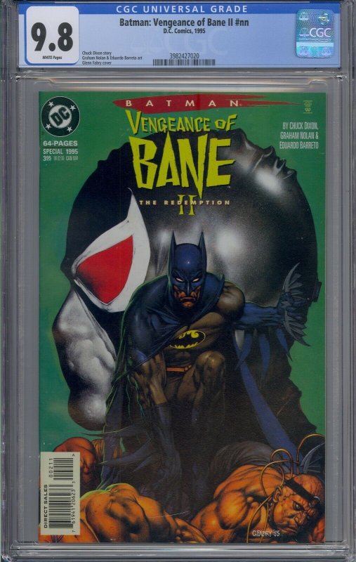 BATMAN VENGEANCE OF BANE II CGC 9.8 7020 