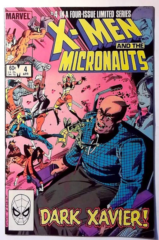 The X-Men and The Micronauts #4 (1984) Marvel Comics 1st Print Comic Book