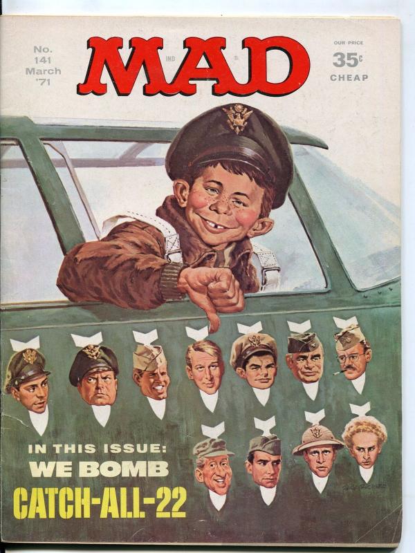 Mad-Magazine-#141-March-1971-Mort Drucker-Don Martin-David Berg-VF