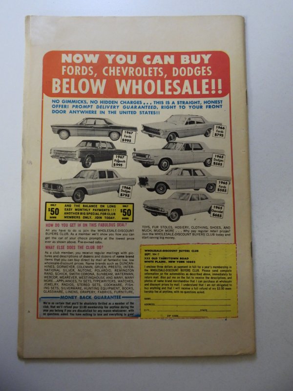 Ghost Manor #1 (1968) GD/VG Condition 1 tear fc