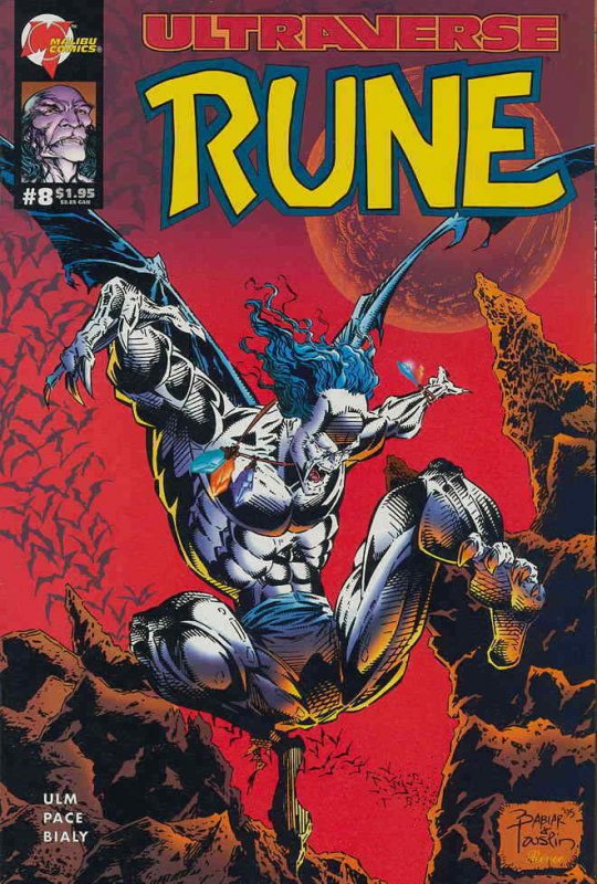 Rune #8 VF/NM; Malibu | Ultraverse - we combine shipping 