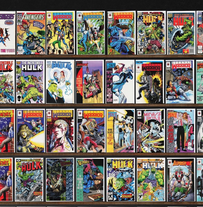 Huge Lot 150+ Comics with The Incredible Hulk, Eternal Warrior & More!