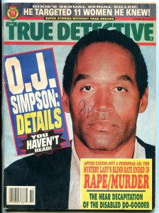 True Detective Magazine Octover 1994- OJ Simpson cover VG