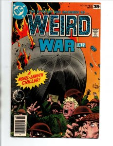 Weird War Tales #60 newsstand - DC Horror - 1978 - VG