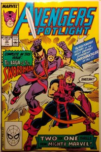 Avengers Spotlight #22 Direct Edition (1989)