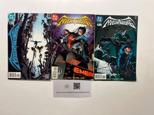 3 Nightwing DC Comic Books # 7 22 25 Flash Robin Superman Wonder Woman 57 JS42