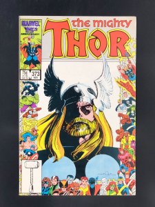Thor #373 (1986) Cover Border Celebrating Marvel's 25th Anniversary & FF...