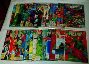 Guy Gardner Reborn/Warrior 1-44 (minus 4) Reborn Mosaic Green Lantern, lot of 63