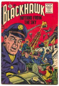 Blackhawk Comics #87 1955- Inferno From the Sky VG+