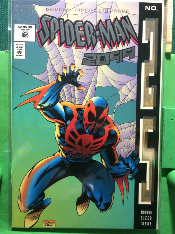 Spider-Man 2099 #25 metallic cover embossed cover