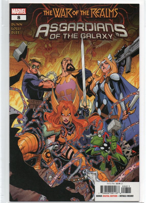 Asgardians of the Galaxy #8A NM+ (WoR tie-in)