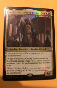 NEVINYRRAL, URBORG TYRANT : Magic the Gathering MTG card; COMMANDER LEGENDS, NM