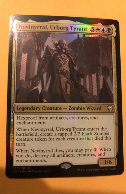 NEVINYRRAL, URBORG TYRANT : Magic the Gathering MTG card; COMMANDER LEGENDS, NM