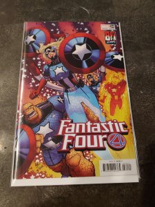 FANTASTIC FOUR #34 BRADSHAW CAPTAIN AMERICA 80TH VARIANT MARVEL COMICS