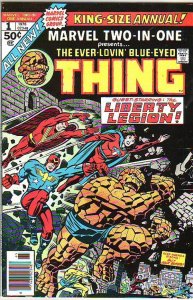 Marvel Two-In-One King-Size Annual #1 (Jan-76) VF/NM High-Grade The Thing