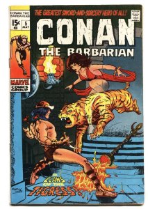 Conan The Barbarian #5 - 1971 - Marvel - FN - comic book