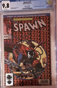 Spawn #227 (Mexican Foil) CGC 9.8 - ASM #300 Homage Variant  Todd McFarlane