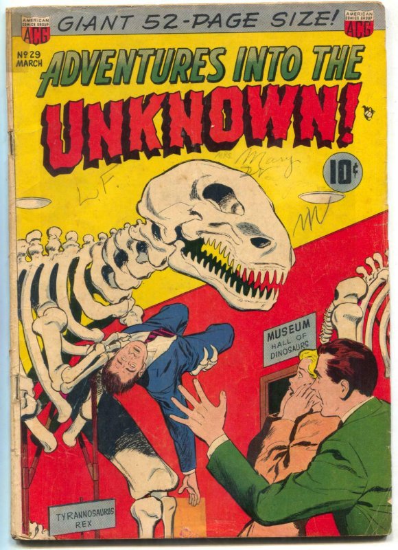 Adventures Into The Unknown #29 1952- Vampire terror VG