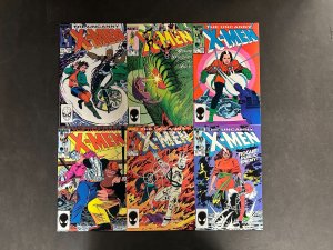 The Uncanny X-Men (1981) #180-185 VF/NM (9.0) Lot of 6