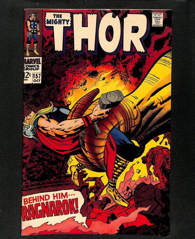 Thor #157 1st App Guntharr Mangog! Jack Kirby Cover Art!