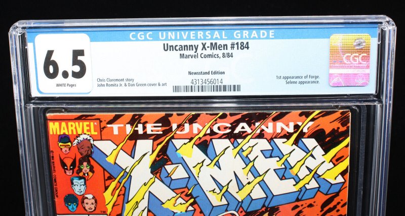 Uncanny X-Men #184 (CGC 6.5) 1st Appearance of Forge - 1984