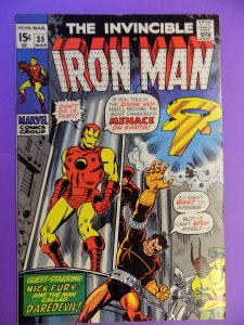 INVINCIBLE IRON MAN # 35 NICE COLOR HIGHER GRADE