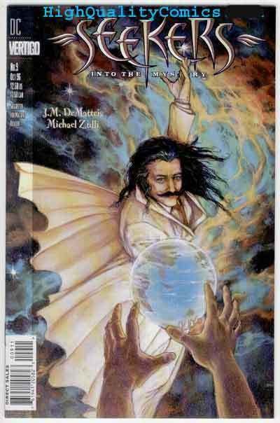 SEEKERS #9, NM+, Zulli, DeMatties, X-files, 1996, more Vertigo in store