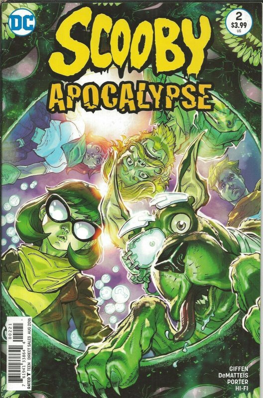 Scooby Apocalypse #2 2016 DC Comics Scooby Doo Velma Cover