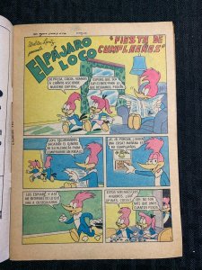 1980 EL PAJARO LOCO Spanish Digest Comic #2-586 VG+ 4.5 Woody Woodpecker