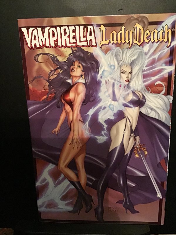 Vampirella / Lady Death #1 (1999)key crossover issue. Super-High grade. NM Wow!