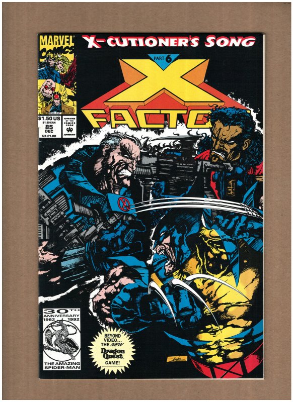 X-Factor #85 Marvel Comics 1992 X-CUTIONER'S SONG WOLVERINE CABLE VF+ 8.5