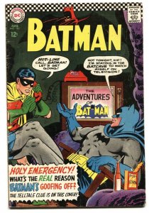 BATMAN #183-1966-DC-2ND POISON IVY APPEARANCE-comic book