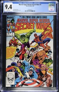 Marvel Super Heroes Secret Wars #1 (5/84) Graded CGC 9.4