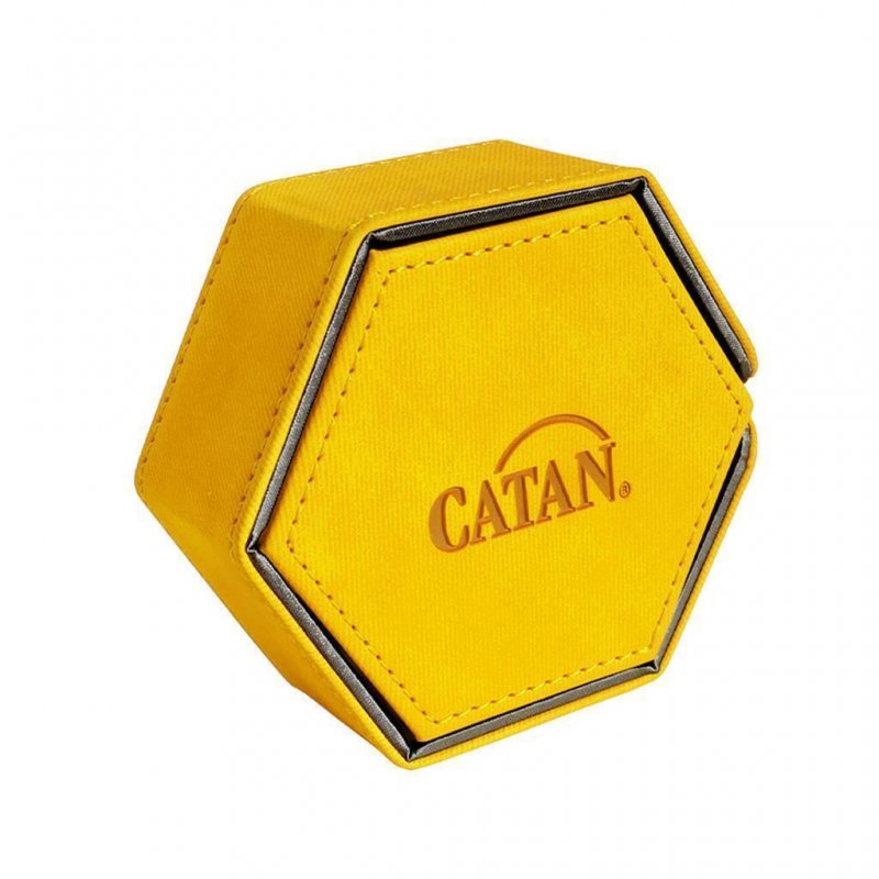 Catan Hexatower Premium Dice Tower Yellow Gamegenics