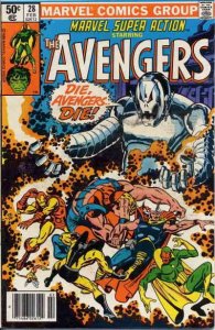 Marvel Super Action #28 (Newsstand) VG ; Marvel | low grade comic Avengers 67 re