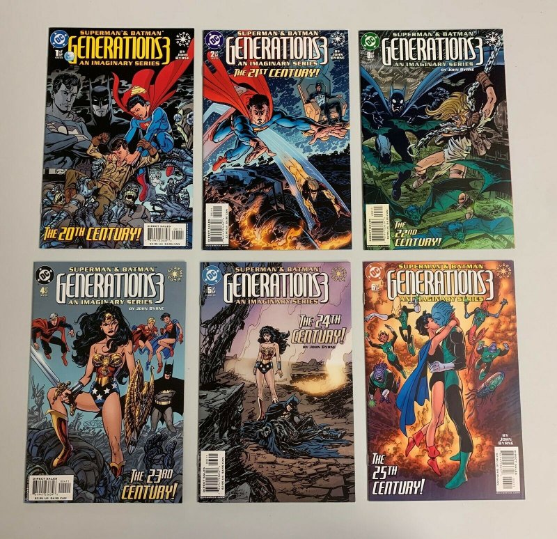 Superman & Batman Generations 3 #1-12 Set (DC 2003) John Byrne (9.0+)