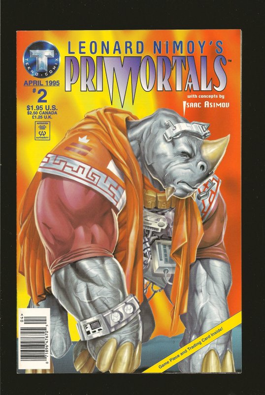 Tekno Comics Leonard Nimoys Primortals Vol 1 Vol 2 Vol 3 March April May 1995