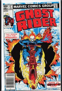 Ghost Rider #67 (1982) Ghost Rider