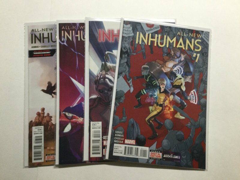 All-New Inhumans 1 3 6 7 Lot Run Set Near Mint Nm Marvel