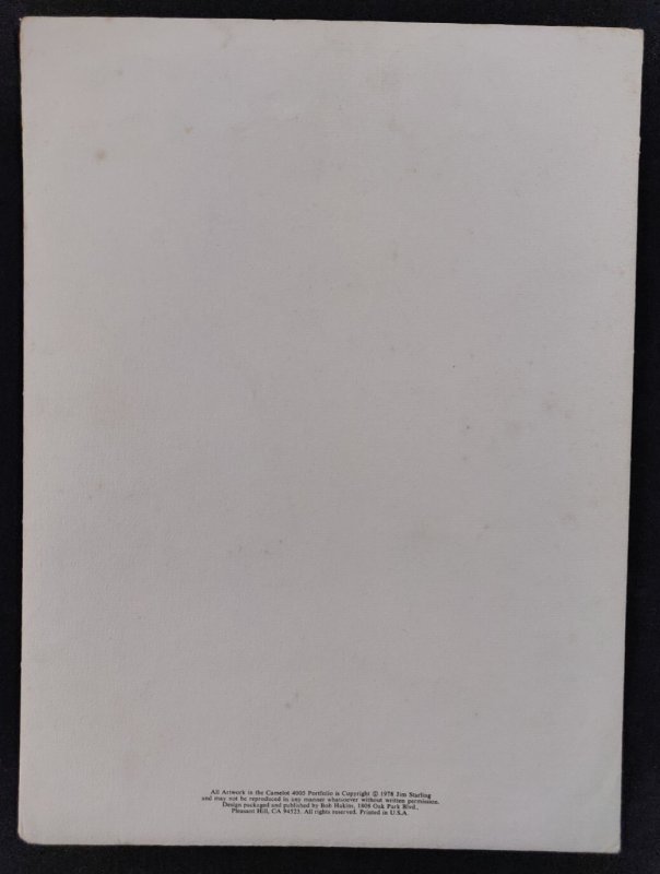 Camelot 4005 Portfolio By Jim Starlin (1978) Signed & Numbered