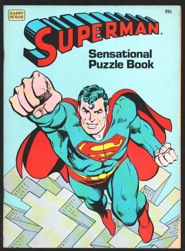 Superman To The Rescue Coloring Book #1001 1975-Whitman-Contents page missing...