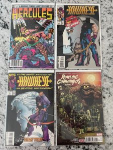 4 Marvel Comics Howling Commandos Of Shield # 1 Hawkeye # 1 3 Hercules # 1 J963 