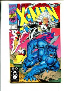 X-MEN #1 (9.2) STORM & BEAST COVER!! 1991