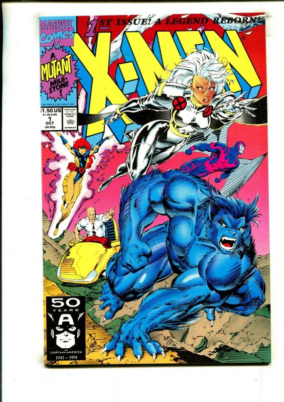 X-MEN #1 (9.2) STORM & BEAST COVER!! 1991